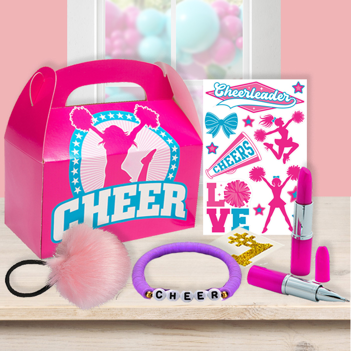 Cheer Cheerleading Birthday Favors Loot Box